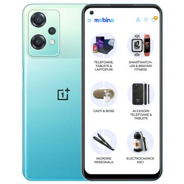 Resigilat - Telefon mobil OnePlus Nord CE 2 Lite, 5G, 128GB, 6GB RAM, Dual-SIM, Albastru Tide