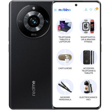 Resigilat - Telefon mobil Realme 11 Pro 5G, 256GB, 8GB RAM, Dual-SIM, Negru Astral Resigilat - Telefon mobil Realme 11 Pro 5G, 256GB, 8GB RAM, Dual-SIM, Negru Astral