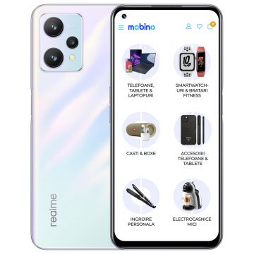 Resigilat - Telefon mobil REALME 9, 5G, 128GB, 4GB RAM, Dual-SIM, Alb Stargaze Resigilat - Telefon mobil REALME 9, 5G, 128GB, 4GB RAM, Dual-SIM, Alb Stargaze