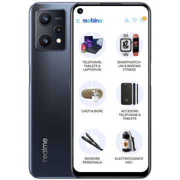 Resigilat - Telefon mobil REALME 9, 5G, 128GB, 4GB RAM, Dual-SIM, Negru Meteor Resigilat - Telefon mobil REALME 9, 5G, 128GB, 4GB RAM, Dual-SIM, Negru Meteor