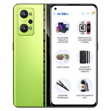 Resigilat - Telefon mobil Realme GT NEO 2, 5G, 256GB, 12GB RAM, Dual-Sim, Verde Neo