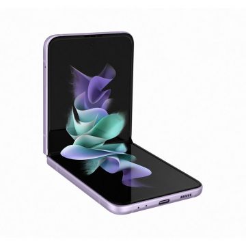 Resigilat - Telefon mobil Samsung Galaxy Z Flip 3, 5G, 128GB, 8GB RAM, Dual-Sim, Lavender