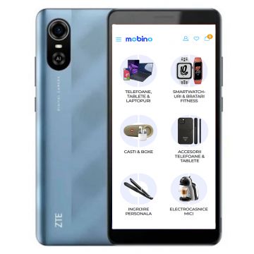 Resigilat - Telefon mobil ZTE A31 Plus, 4G, 32GB, 2GB RAM, Dual-SIM, Albastru