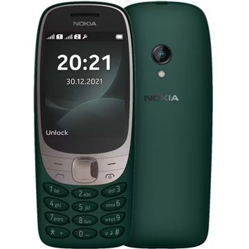 Resigilat - Telefon NOKIA 6310 2021, 16MB, 8MB RAM, 2G, Dual SIM, Dark Green