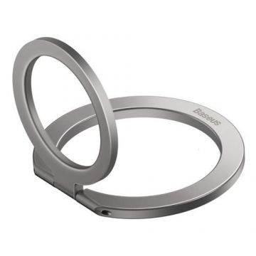 Suport Baseus Halo Metal Ring, Magnetic, 5.4inch (Argintiu)