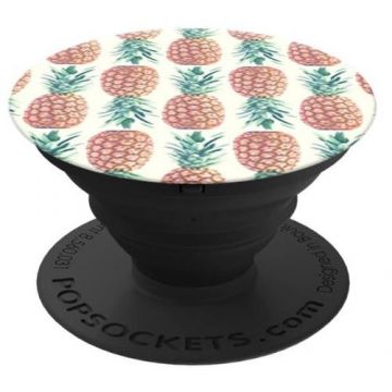 Suport Universal Popsockets cu Stand Adeziv, Model Pineapple Pattern