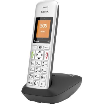 Telefon fara fir DECT Gigaset E390, Handsfree (Negru/Argintiu)
