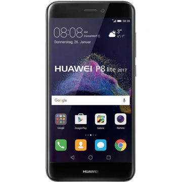 Telefon mobil Huawei P8 Lite 2017, 16GB, 3GB RAM, 4G, Dual-SIM, Negru