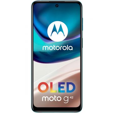Telefon mobil Motorola Moto G42, Dual SIM, 128GB, 4GB RAM, 4G, Verde