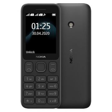 Telefon mobil Nokia 125, Dual-SIM, Negru