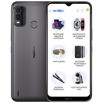 Telefon mobil Nokia G11 Plus, 4G, 64GB, 4GB RAM, Dual-SIM, Gri Charcoal