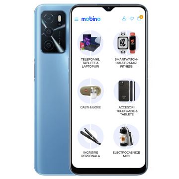 Telefon mobil Oppo A16S, 4G, 64GB, 4GB RAM, Dual-SIM, Pearl Blue