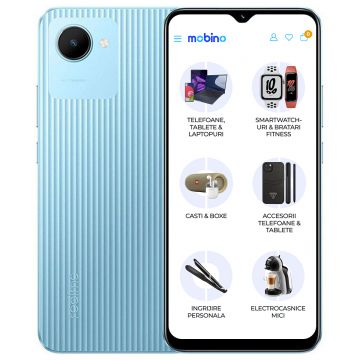 Telefon mobil Realme C30, 4G, 32GB, 3GB RAM, Dual-SIM, Albastru Lake