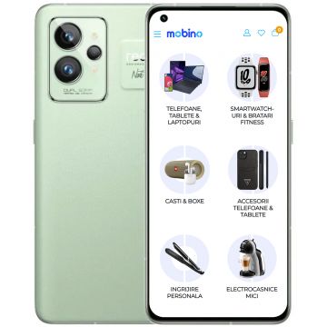 Telefon mobil Realme GT2 Pro, 5G, 128GB, 8GB RAM, Dual-SIM, Verde