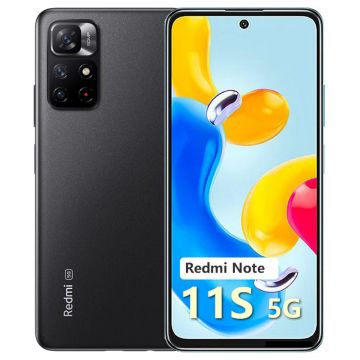 Telefon mobil Xiaomi Redmi Note 11S, 5G, 128GB, 4GB RAM, Dual Sim, Negru Midnight