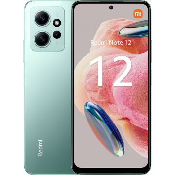 Telefon Mobil Xiaomi Redmi Note 12, 128GB, 4GB RAM, Dual Sim, 4G, NFC, Verde Mint