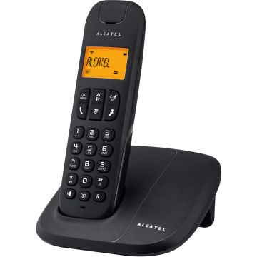 Telefon fara fir DECT Alcatel Delta 180 Duo, Caller ID, Negru