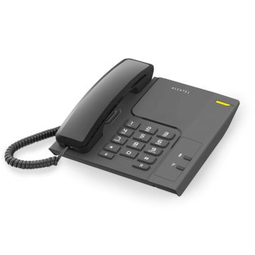 Telefon fix cu fir Alcatel T26, Negru