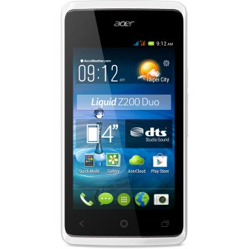 Telefon mobil Acer Liquid Z200, 4GB, Alb