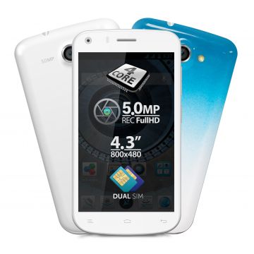 Telefon mobil Allview A5 Quad, 4GB, Dual SIM, Alb