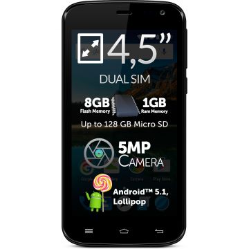Telefon mobil Allview A6 Lite, 8GB, Dual SIM, Negru