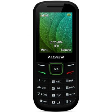 Telefon mobil Allview L5 Easy, 4MB, Dual SIM, Negru