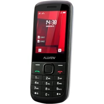 Telefon mobil Allview M7 Stark, 32MB, Dual SIM, Negru