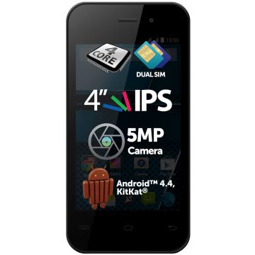 Telefon mobil Allview P4 Life, 8GB, Dual SIM, Negru