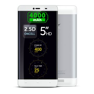 Telefon mobil Allview P8 Energy Mini, 16GB, Dual Sim, Alb