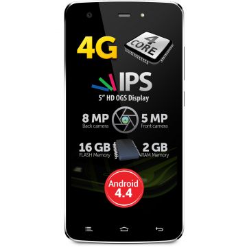 Telefon mobil Allview V1 Viper S4G, 16GB, Dual SIM, Negru