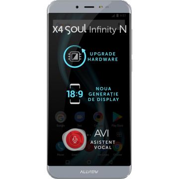 Telefon mobil Allview X4 Soul Infinity N, 32GB, 4GB, Dual SIM, Gri