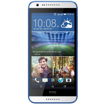 Telefon mobil HTC Desire 620G, 8GB, Dual SIM, Alb/Albastru