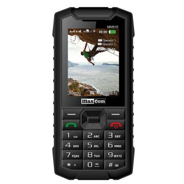 Telefon mobil MaxCom Strong MM916, Dual SIM, Negru