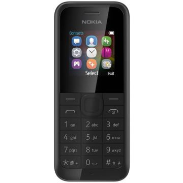 Telefon mobil Nokia 105, Negru