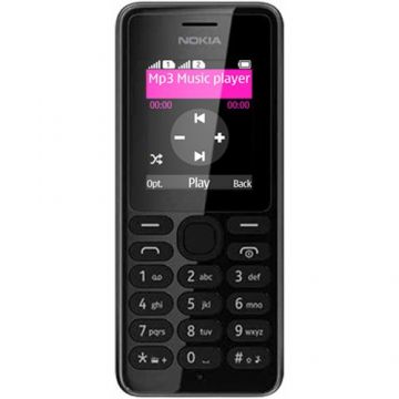 Telefon mobil Nokia 108, Dual SIM, Negru