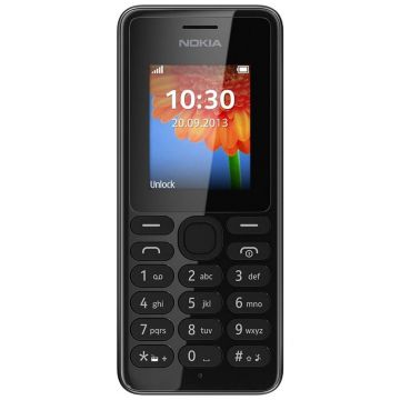 Telefon mobil Nokia 108, Negru