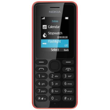 Telefon mobil Nokia 108, Rosu