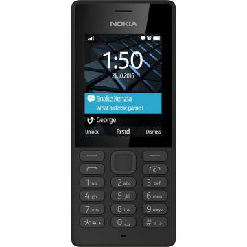 Telefon mobil Nokia 150, Dual SIM, Negru