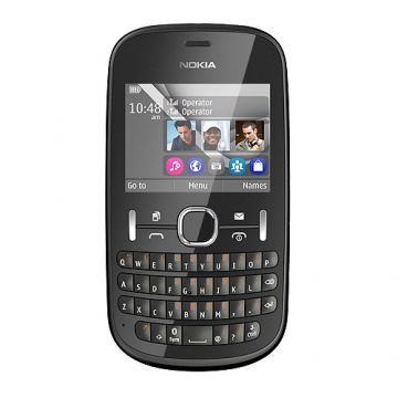 Telefon mobil Nokia 200 Asha, 10MB, Negru
