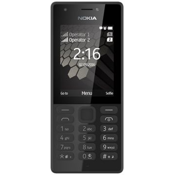 Telefon mobil Nokia 216, Dual SIM, Negru