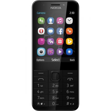 Telefon mobil Nokia 230, Dual SIM, Negru