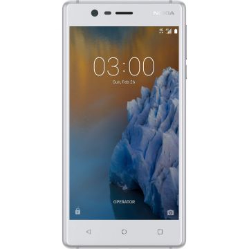 Telefon mobil Nokia 3, 16GB, Dual SIM, Alb