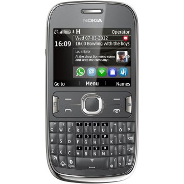 Telefon mobil Nokia 302 Asha, Gri