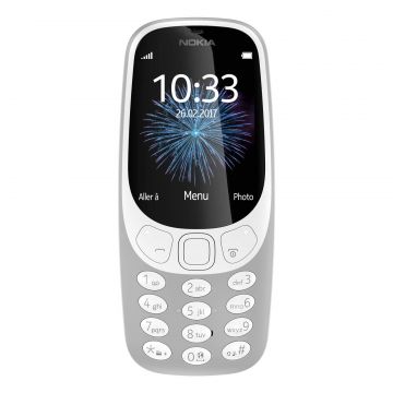 Telefon mobil Nokia 3310 2017, Dual SIM, Gri