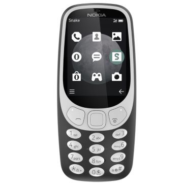 Telefon mobil Nokia 3310 2017, Dual SIM, Negru