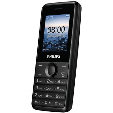 Telefon mobil Philips E103, Dual SIM, Negru
