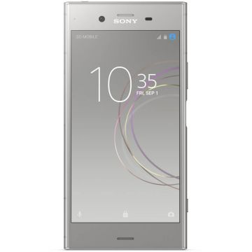 Telefon mobil Sony Xperia XZ1, 64GB, 4GB, Argintiu + Casti Sony h.ear on 2 Mini Gold