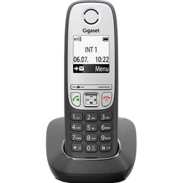 Telefon DECT fara fir Gigaset A415, Caller ID, Negru