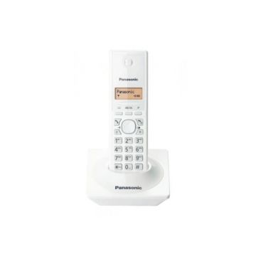 Telefon DECT fara fir Panasonic KX-TG1711FXW, Caller ID, Alb