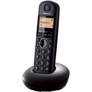 Telefon fara fir DECT Panasonic KX-TGB210FXB, Caller ID, Alarma, Negru